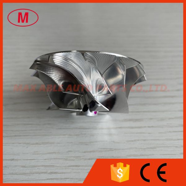TD04HL 15T 49189-43500 41.95/56.02mm 6+6 blades Turbocharger milling/aluminum 2618 /Billet compressor wheel for 49189-00
