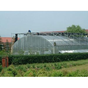 Buy cheap White / Transparent Commercial Outdoor Greenhouse Transmittance Rate >80% from wholesalers