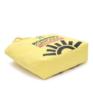 Geometric Yellow 8 OZ 40x11x34.5cm Cotton Recycle Bag