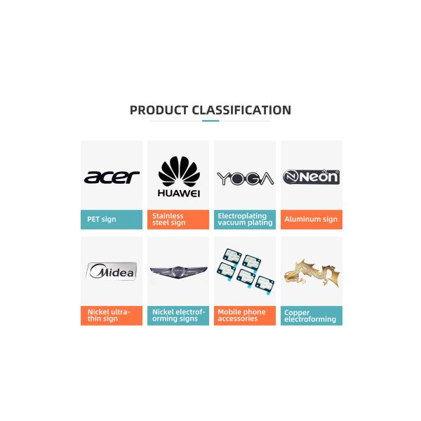 Customer's Logo Aluminum Plaques and Metal Nameplates for Metal Logos