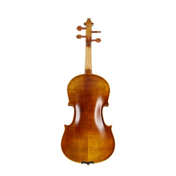 Ebony Parts Solid Wood 4/4 Electric Violin with Case (VE008) Muscial Instruments Satin Finish Student Flamed Maple Wood