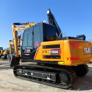 High Precision Used Sany135C Excavator with Fast Operating Response for Improved