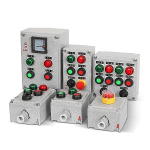 China 220v 380v Atex Approved Round Explosion Proof Control Push Button Explosion Proof Operation Column on sale