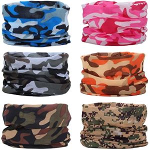 Flat Brown Beach Two Strap Cotton Multifunctional Bandanas