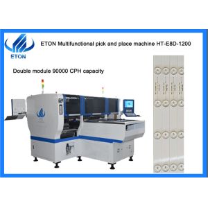 LED Lighting SMT Pick Place Machine 90000 CPH Capacity Multifuctional