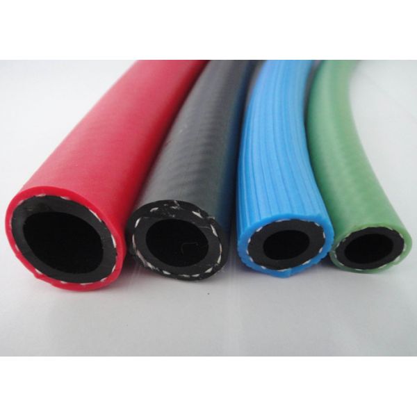 Buy Durable Flexible Rubber Hose , Blue PVC Hose To Transfer Water Air Oil at wholesale prices
