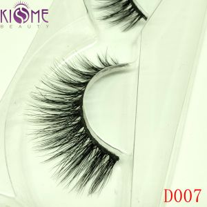 Quality Custom Handmade Thick Natural Mink Eyelashes Lightweigh Easy Application 007 for sale