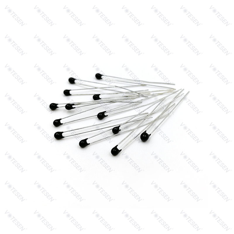 5K NTC Thermistor 3970 Sensor With Epoxy Resin Probe Bead Type Thermistor Coated
