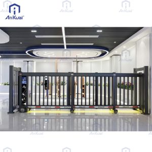 Ankuai High-Security Retractable Sliding Gate: Auto-Telescoping Driveway Entry