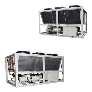 China Unit R410a R404a Refrigerant Air Cooled Water Chiller Screw Scroll Piston Type on sale