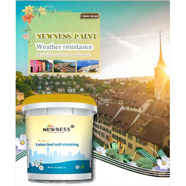 White Exterior Granite Wall Paint for House EINECS No. 201-177-9 and Durable Coating