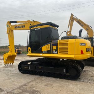 Used Komatsu Pc160 Excavators Secondhand Earthwork Construction Machinery