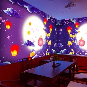 Immersive 360 Projection Interactive Wall Projector 3 Channels