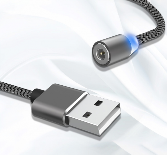 Magnetic Fast Data Transfer Cable Braided Universal Data Transfer Cable