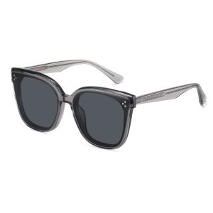 Simple Custom Square Acetate Sunglasses High Polymer Memory