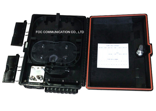 Buy FTTH Fiber Optic Termination Box 16 Fiber Loaded With PLC Splitter Blockless Type at wholesale prices
