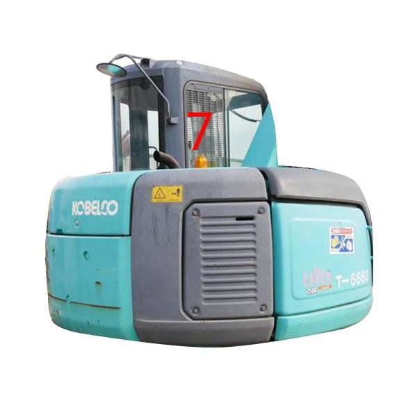 Buy Right Side Position No.7 KOBELCO Excavator Glass Windshield at wholesale prices