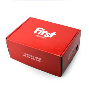 Floding Colored Corrugated Cardboard Box For Baby Shoes Packaging