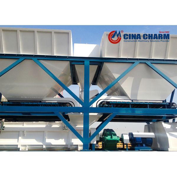 CE Certificate Mobile Stabilized Soil Mixing Station , Mobile Concrete Batching