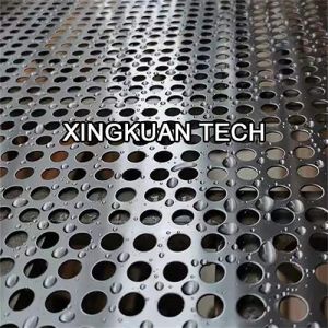 Punching Perforated Wire Mesh Stainless Steel 304 316 Material