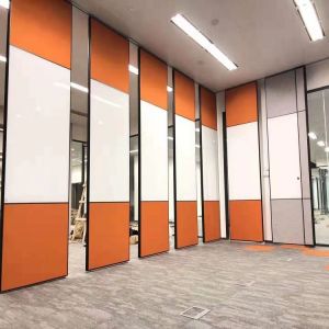 Quality Operable Folding Door Shopping Mall Wheel Movable Partition System for sale