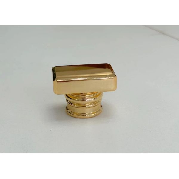 Zinc Alloy T-Shaped Gold Zamak Perfume Caps For Personalized Fragrance Packaging