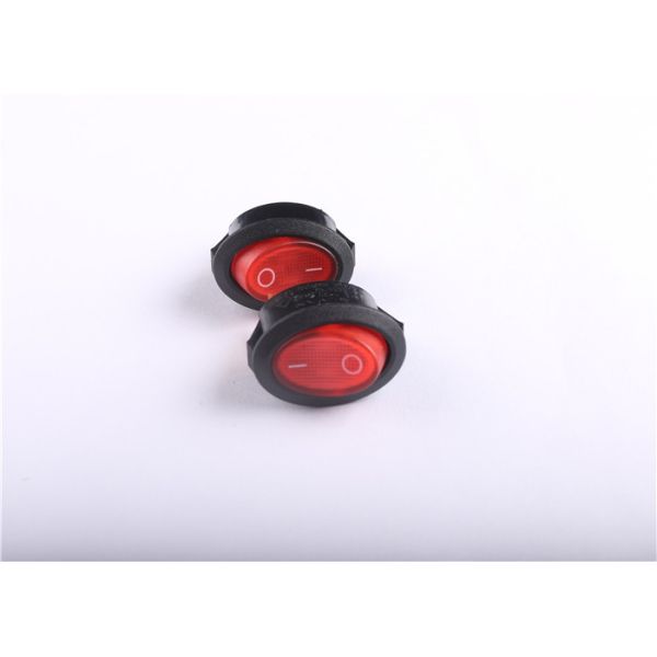 Buy 10a 250vac Red Illuminated Rocker Switch On Off UL VDE Certificate at wholesale prices
