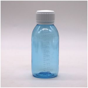 SCREW CAP PET Scaled Bottle for 100ML/60ML Syrup Base Material PET Tamper