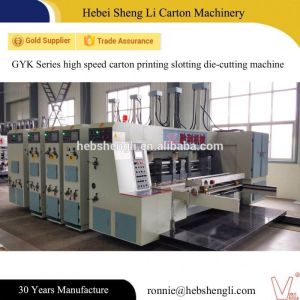 Chain Feeder Printer Slotter Machine , Flexo Printing Machine Equipment