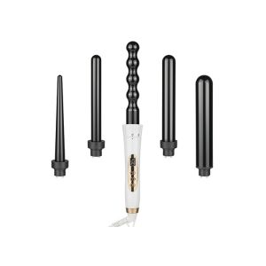 Professional Interchangeable Ceramic Curler Set 5 in 1 49W