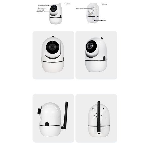 Full HD Night Vision Wifi Surveillance Camera 1080P Auto Tracking 9pcs IR leds