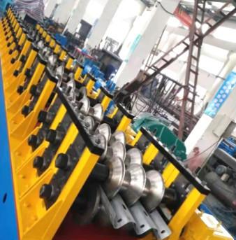 Buy CMC CE Guardrail 450mm Panel Roll Forming Machine at wholesale prices