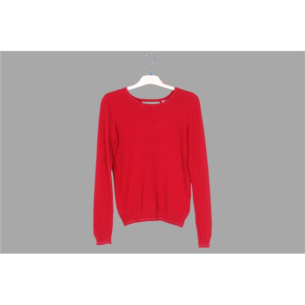 18% Polyamide Ladies Loose Knitted Sweater Pullover Long 46/48