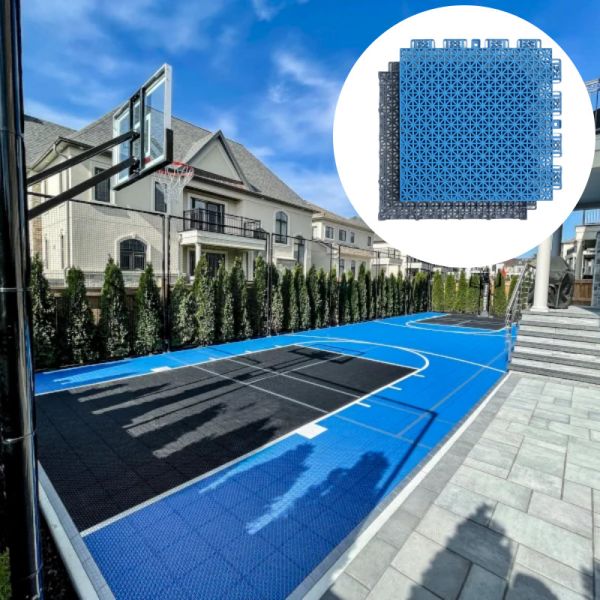 Mobile PP Plastic Modular Indoor Outdoor Multi purpose Basketball Court Tiles