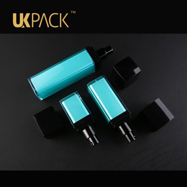 Hot new products square airless pump PMMA Cosmetic bottle 30ml