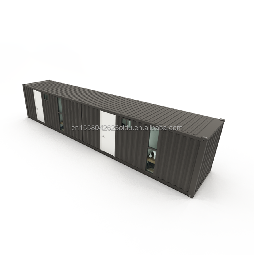 20ft Design Mobile Shipping 40ft Container 4 Bedroom Residential Mini Lounge Hotel and Customized Color for Hotel Sale