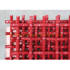 Reinforced Shroud Rotary Wire Polyurethane Quarry Screen Mesh