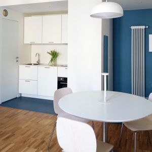 Melamine Small Kitchen Cabinet Set With Stainless Steel 304 Handle