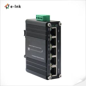 Mini Industrial PoE Ethernet Switch with 4-port 10/100TX + 1-Port 100TX