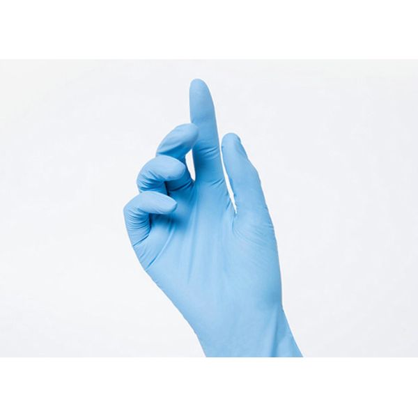 Blue Disposable Medical Gloves Health Beauty Salons And Food Use