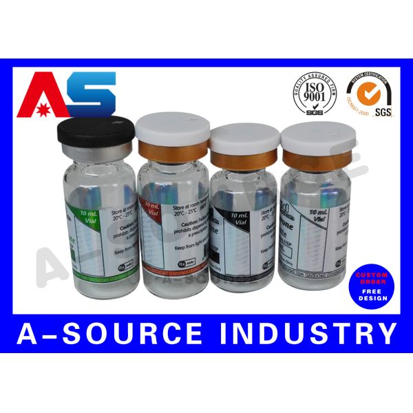 Holographic Bottle Sticker Printing Laser Film 2ml / 10ml / 15ml / 30ml