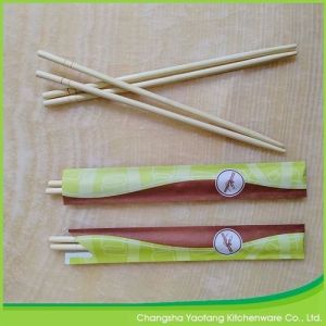5.0*200 Mm Disposable Round Bamboo Chopsticks Bulk Custom Logo