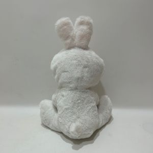 28CM Plush Toy Puppy Stuffed Animal in White Bunny Costume for Easter
