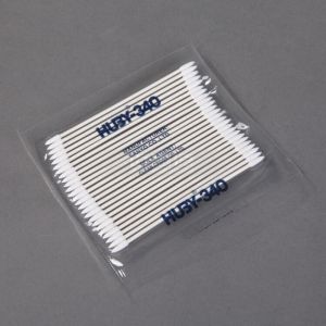 Cleanroom Lint Free White Cotton Buds Cleaning Pointed Cotton Swabs