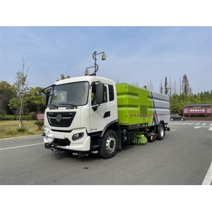 Rear Dump Method Truck Mounted Road Sweeper 4x2 Drive Model For Highways