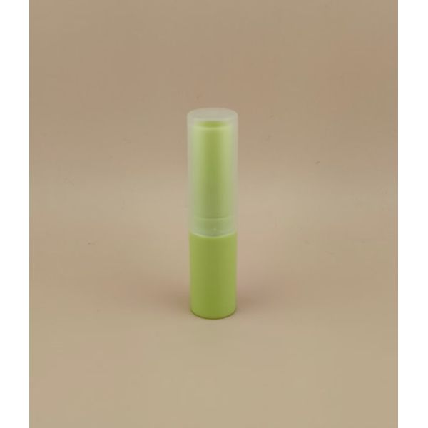 Buy Green Small Lip Balm Packaging with Clear Matte Smooth Lid for Lipsticks at wholesale prices