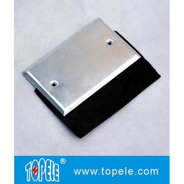 Buy Flat One - gang Aluminum Stamped Cover , Weatherproof Electrical Outlet Boxes at wholesale prices
