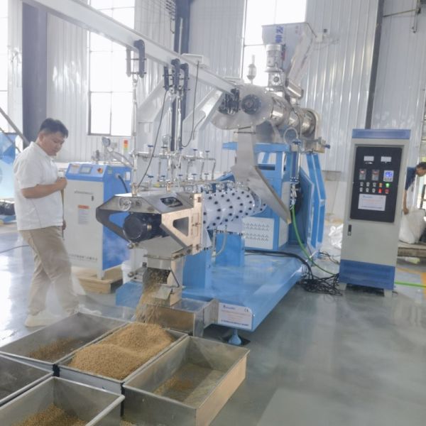 Buy 1t/H Capacity CE SGS Floating Fish Tilapia Feed Pellet Extruder Machine With Steam Conditioner at wholesale prices