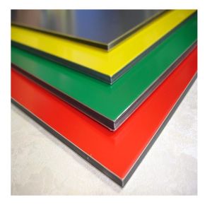 China 1220mm High Gloss Aluminum Composite Panel Weather Resistant 3mm on sale