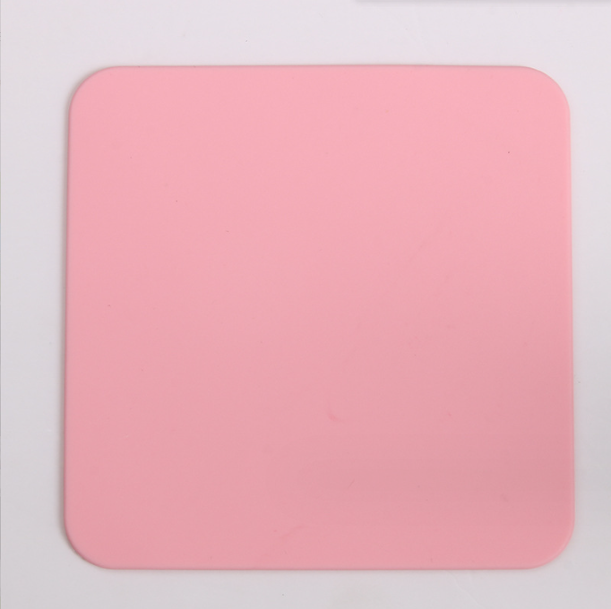 Square Colorful Silicone Non-slip Drink Coasters Cup Pad Mat for Hot and Cold Drinks